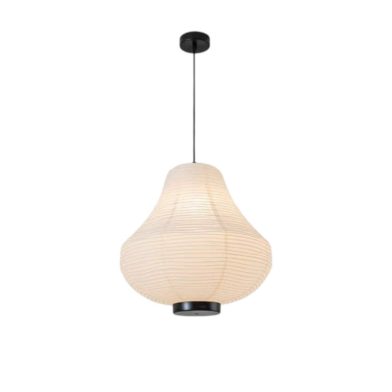Wabi Sabi Reispapier Pendelleuchte