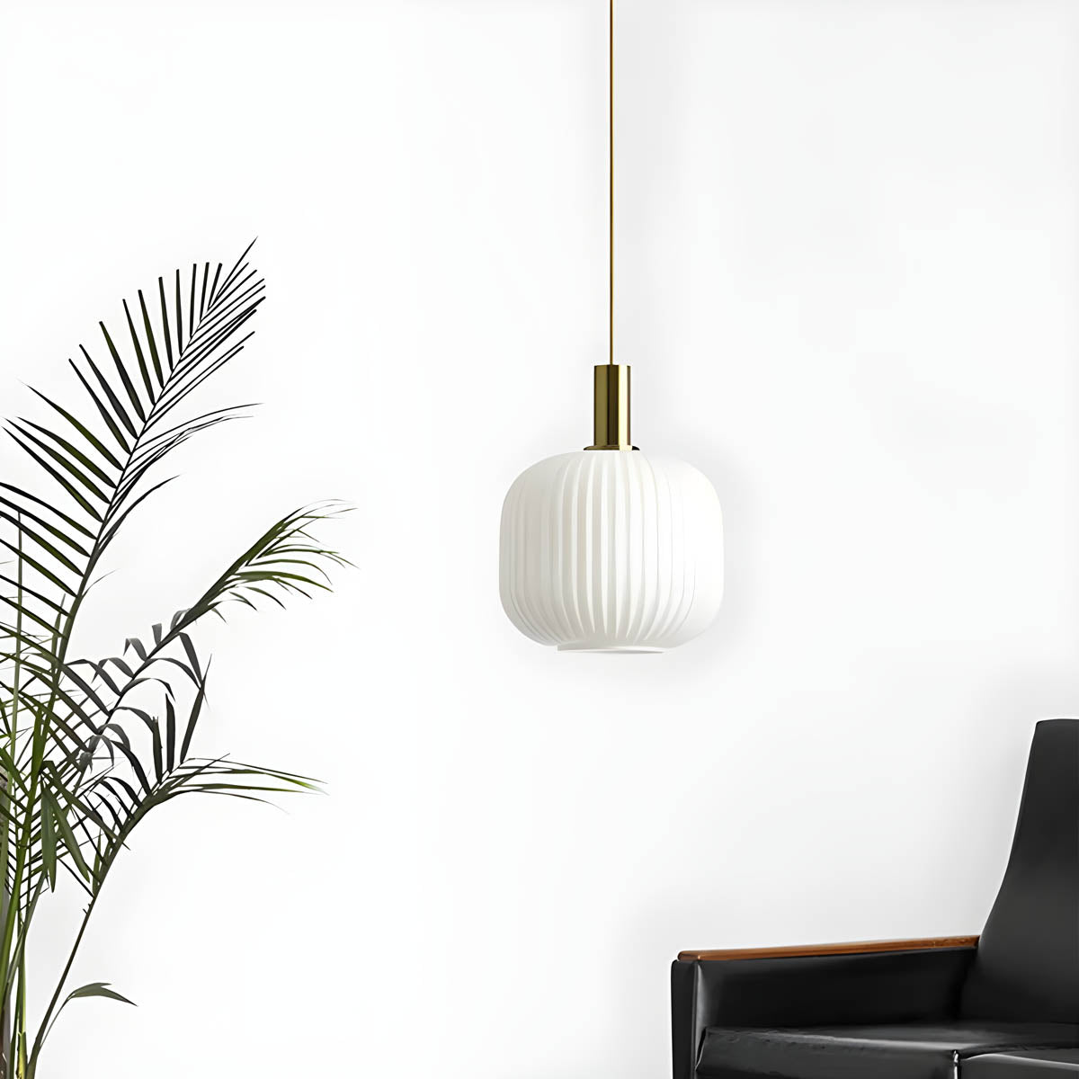 Hanos Pendelleuchte aus farbigem Glas