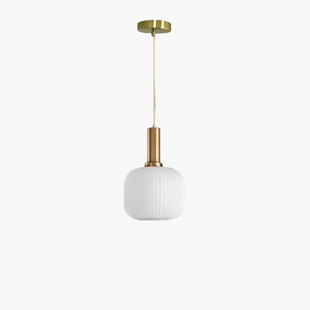 Hanos Pendelleuchte aus farbigem Glas