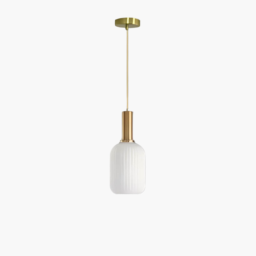 Hanos Pendelleuchte aus farbigem Glas