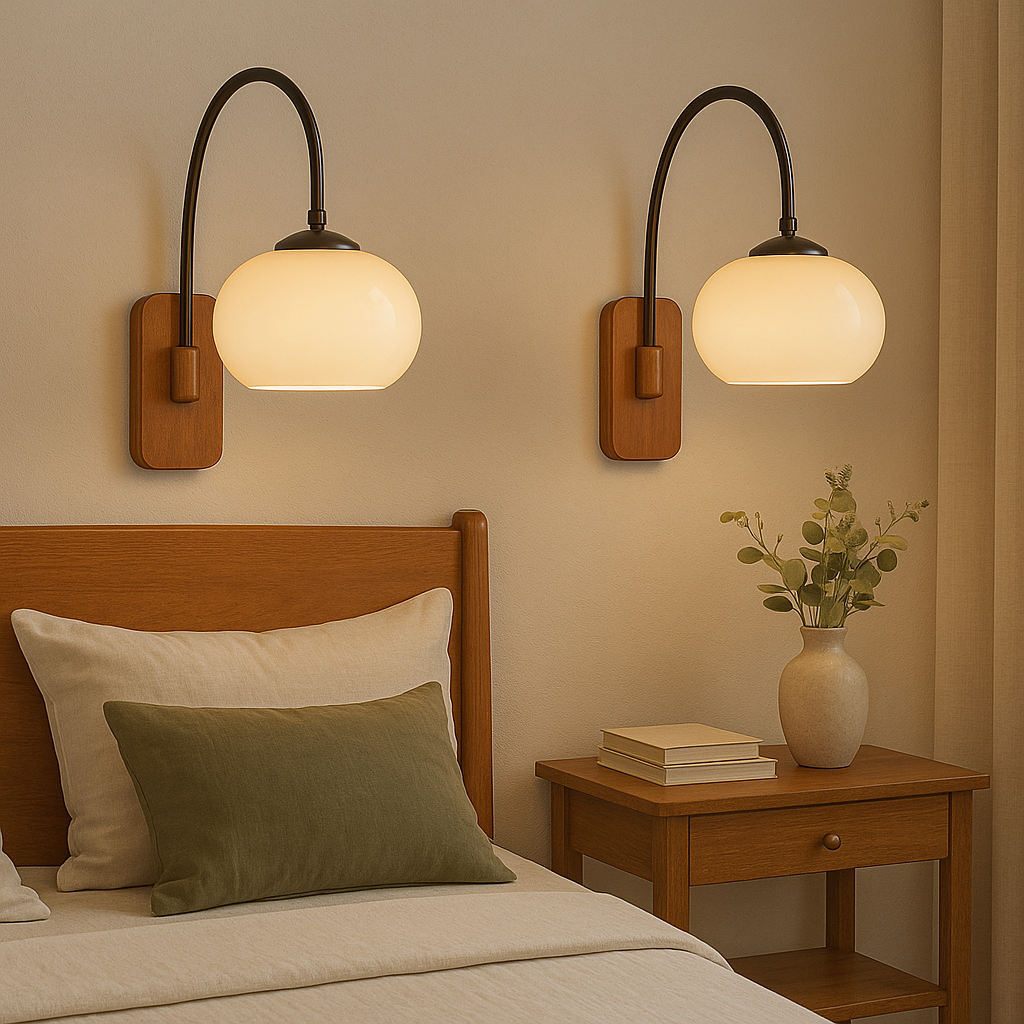 Bauhaus Drehbare Wandleuchte Khaki