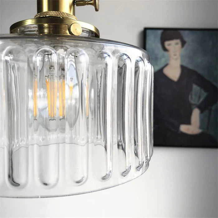 Vintage Kristall-Pendelleuchte