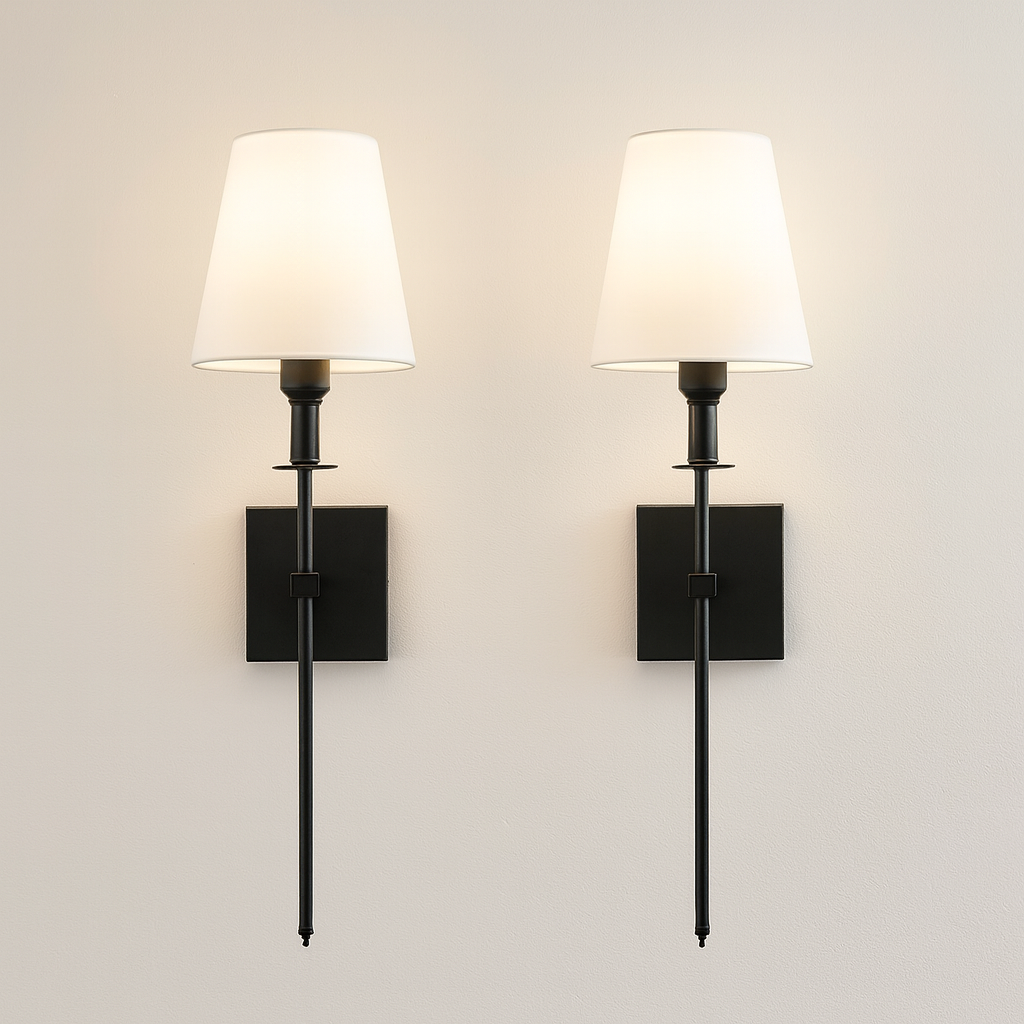 Wandleuchte mit Kabel (2er-Pack)