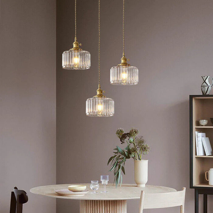 Vintage Kristall-Pendelleuchte