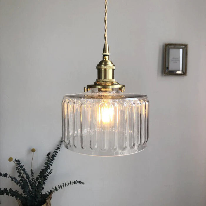 Vintage Kristall-Pendelleuchte