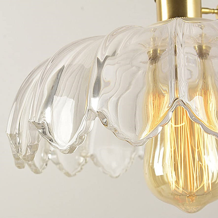 Vintage-Glas-Pendelleuchte