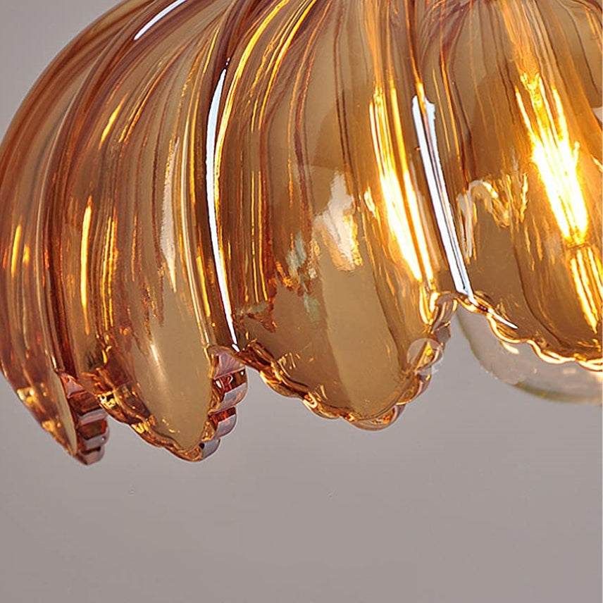 Vintage-Glas-Pendelleuchte